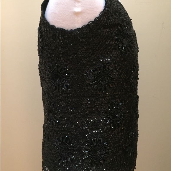 VINTAGE velvet red/gold embellish vest + Lining - Picture 3 of 11